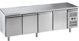 MESA DE TRABAJO REFRIGERADA 4 PUERTA SENZANI