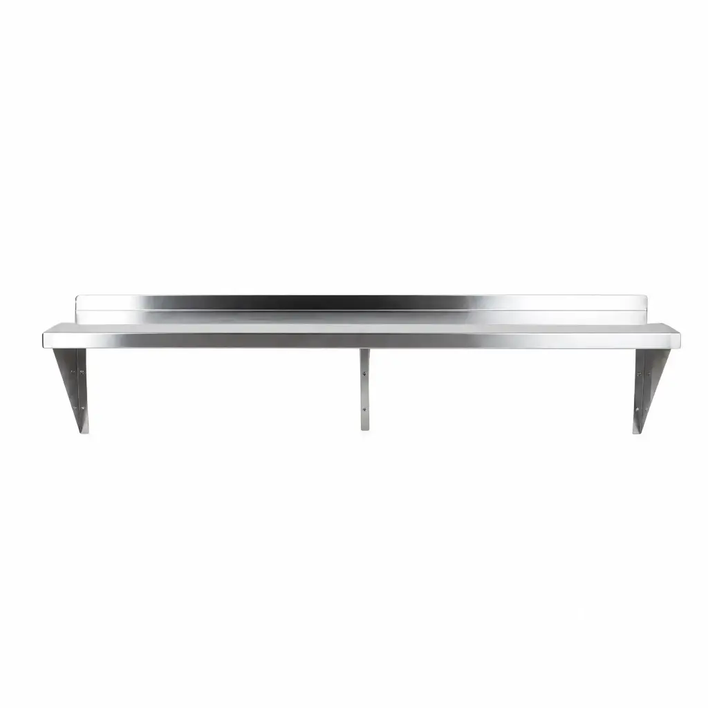 Repisa De Pared Acero Inoxidable 140x90x30Cm Refrinox