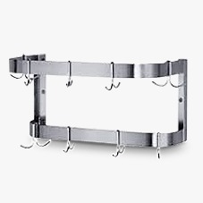 CUELGA OLLA DOBLE 20GANCH 120X60 STEEL SOLUTION