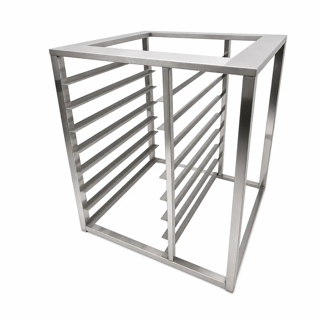 Base Para Horno Grande De Acero 5 Y 8 Bandejas 60X55X90 Cm Senzani
