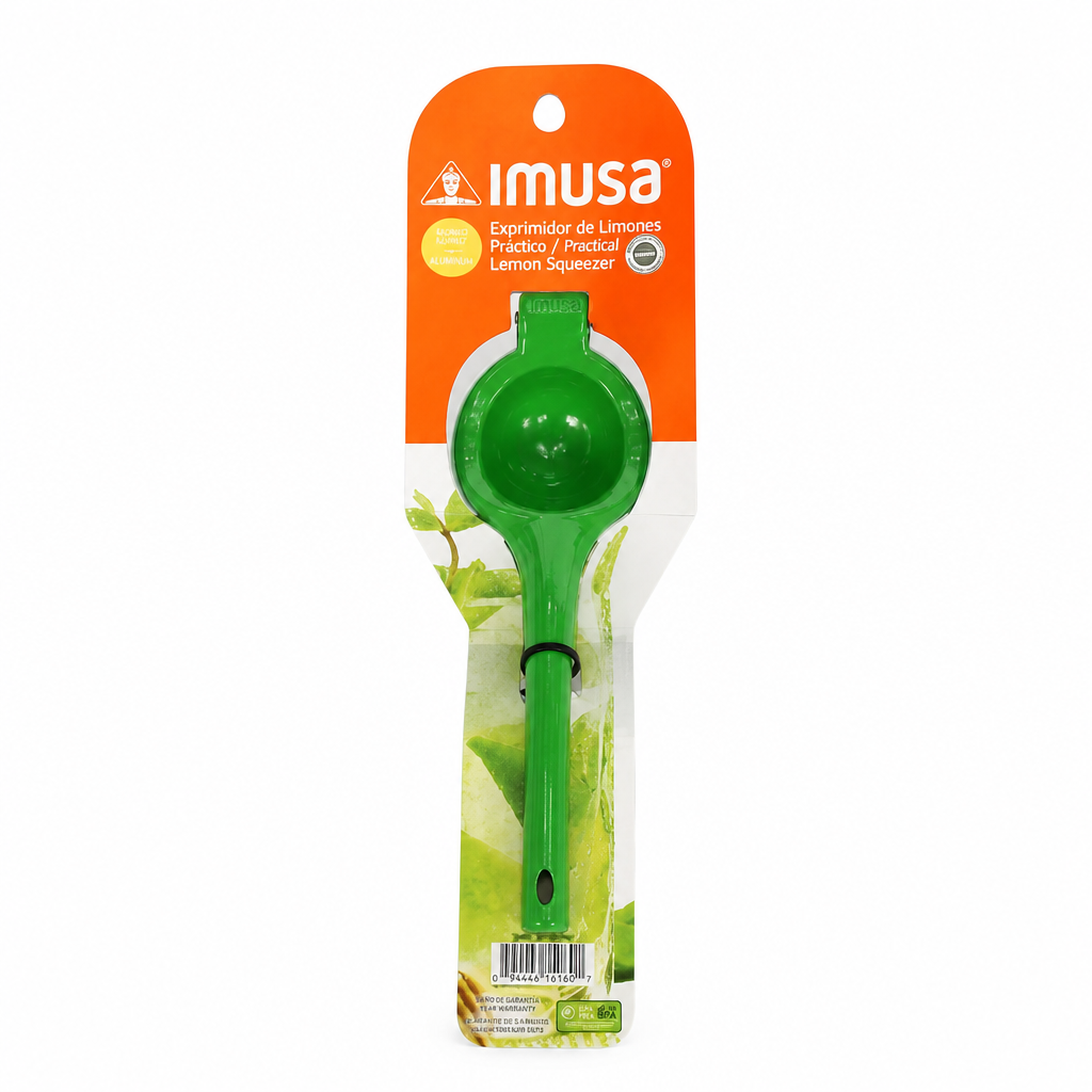 Exprimidor De Limon Verde De Aluminio 20 Cm Imusa