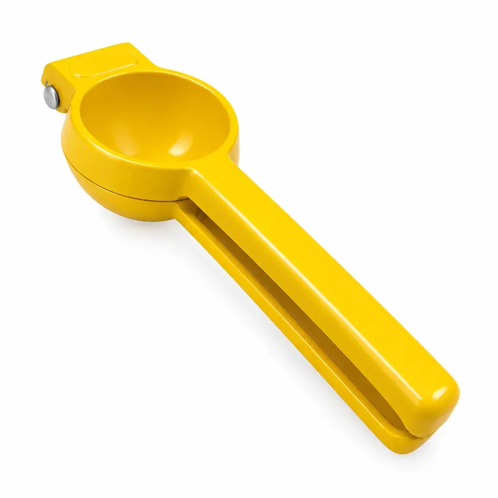 Exprimidor De Limón Amarillo De Aluminio 6x20Cm 