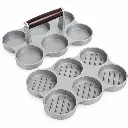 Formadora De Mini Hamburguesas De Aluminio 6,5Cm  Norpro