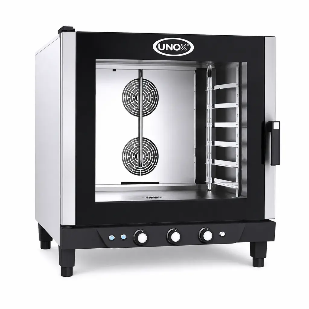 Horno De Convección Eléctrico Acero Inoxidable 5 Bandejas 93.2×86×88.2Cm 220V Unox
