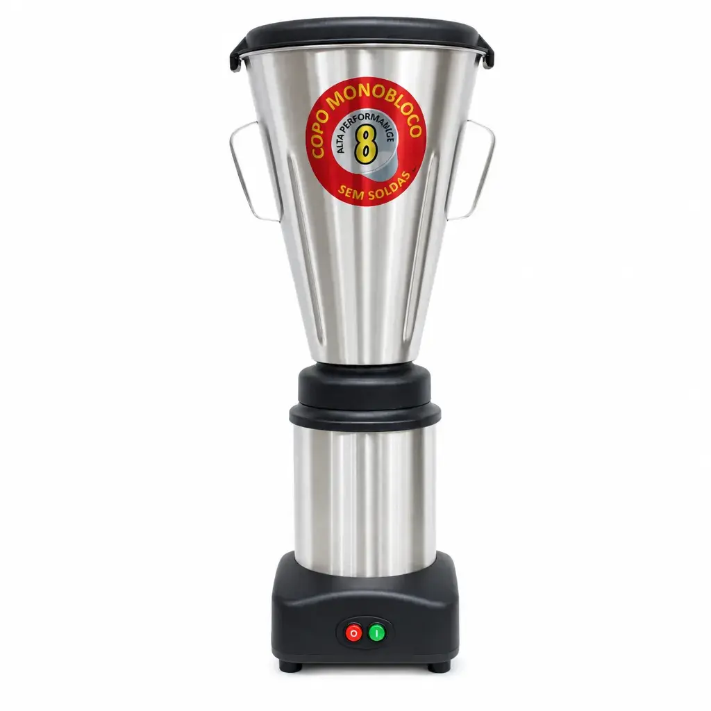 Licuadora Industrial De Acero Inoxidable 8L 0.5Hp Senzani