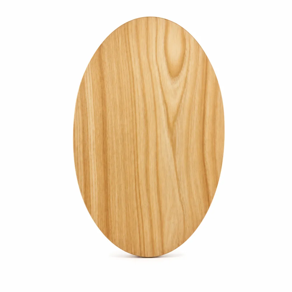 Tabla Ovalada De Madera 38X23X2Cm Incor