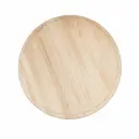 Plato Redondo De Madera 36 Cm Incor