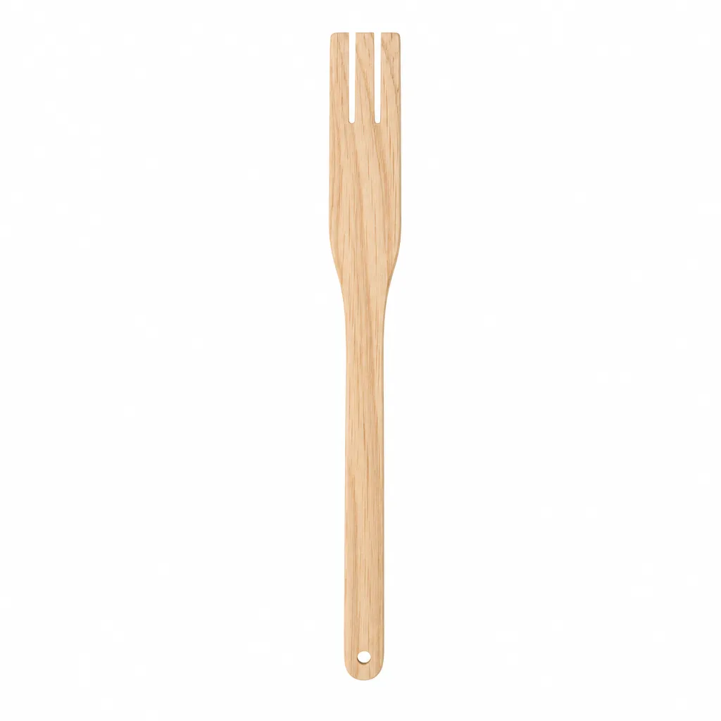 Tenedor De Madera 31 Cm Incor