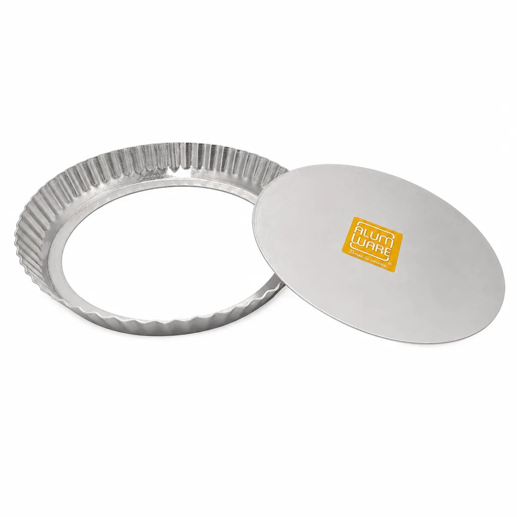 Molde Para Tartaleta Desmontable De Aluminio 28X3Cm Alumware