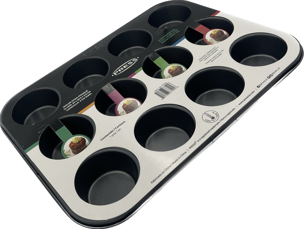 MOLDE PARA PONQUE 12UND 35X26X3 CENTIMETROS PRESS