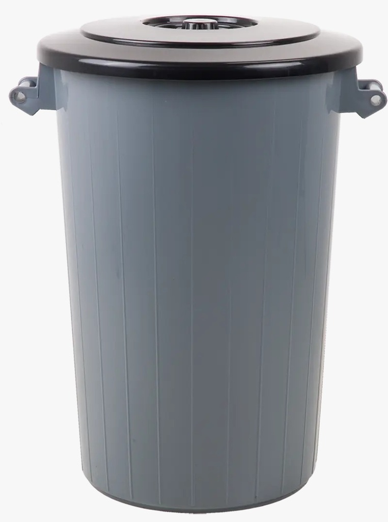 Pipote Gris De Plástico 207L Simple Solution