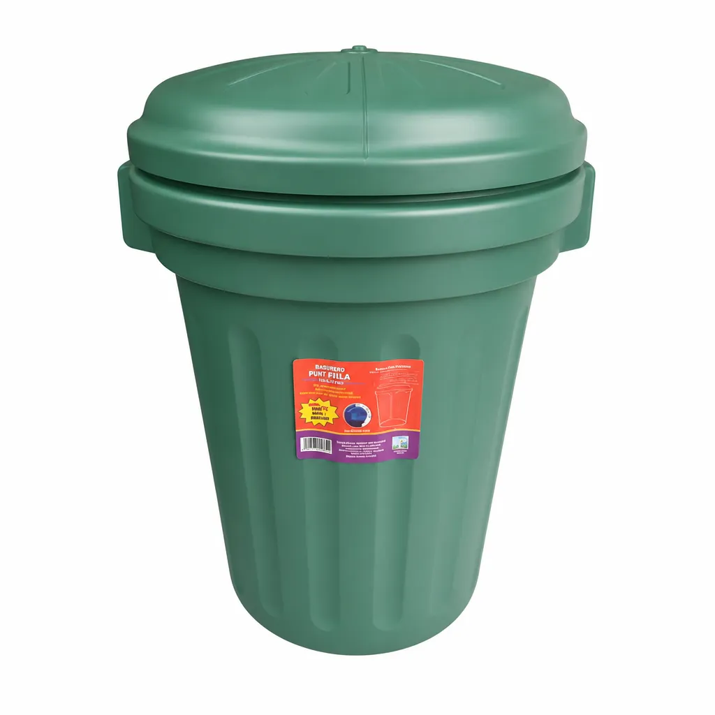 Pipote Multiuso De Plástico 120 L Alfa Hogar