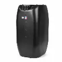 Bidón Negro De Plástico De 60 L  Alfa Hogar