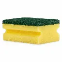 Esponja Doble Uso Salva Uñas De Espuma De Poliuretano Y Nylon 10X7X5 cm Home Clear