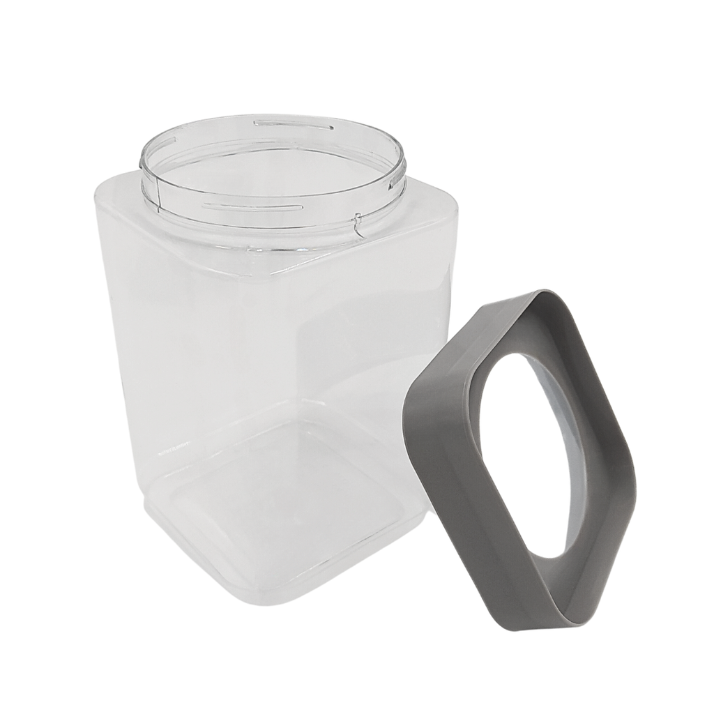 Recipiente Plug Cuadrado De Palstico 2 L Plasutil