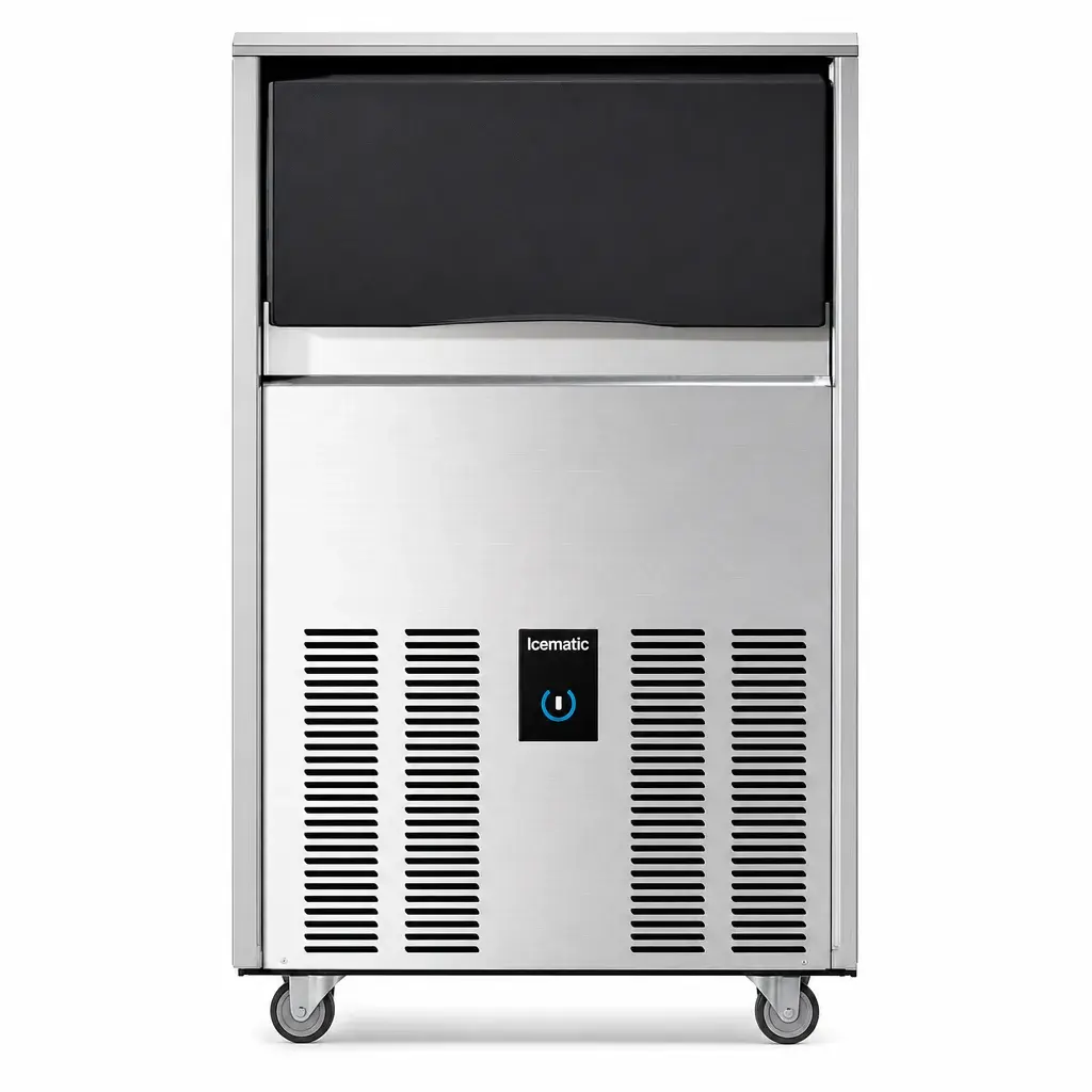 Fabricador De Hielo De Acero Inoxidable 50x58x80Cm 50Kg 220V Icematic