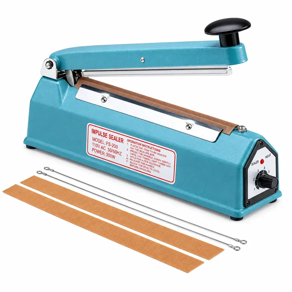 Selladora Para Bolsas Manual De Aluminio 10Cm 180W Imarca