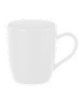 TAZA BLANCA MUG DE CERAMICA 12 OZ 355 ML ALFA HOGAR