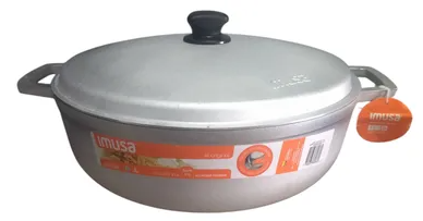CALDERO 24 CENTIMETROS 3 5 LITROS ALUMINIO FUND IMUSA