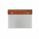 Espátula Moldeadora De Acero Inoxidable Con Mango De Madera 15 X 11 Cm Eurochef