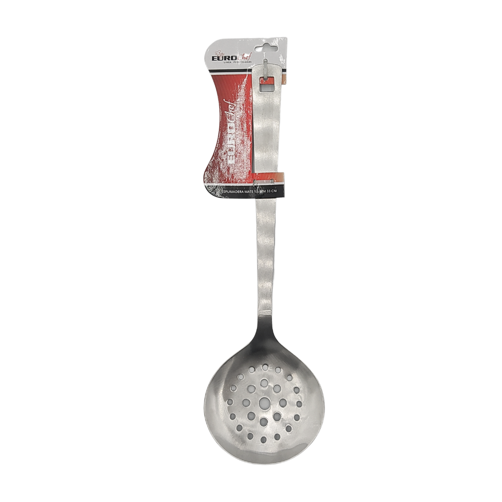Espumadera En Acero Inoxidable Mate 33 Cm Eurochef
