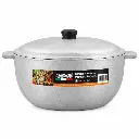 Caldero De Aluminio Con Tapa 30Cm Flonal