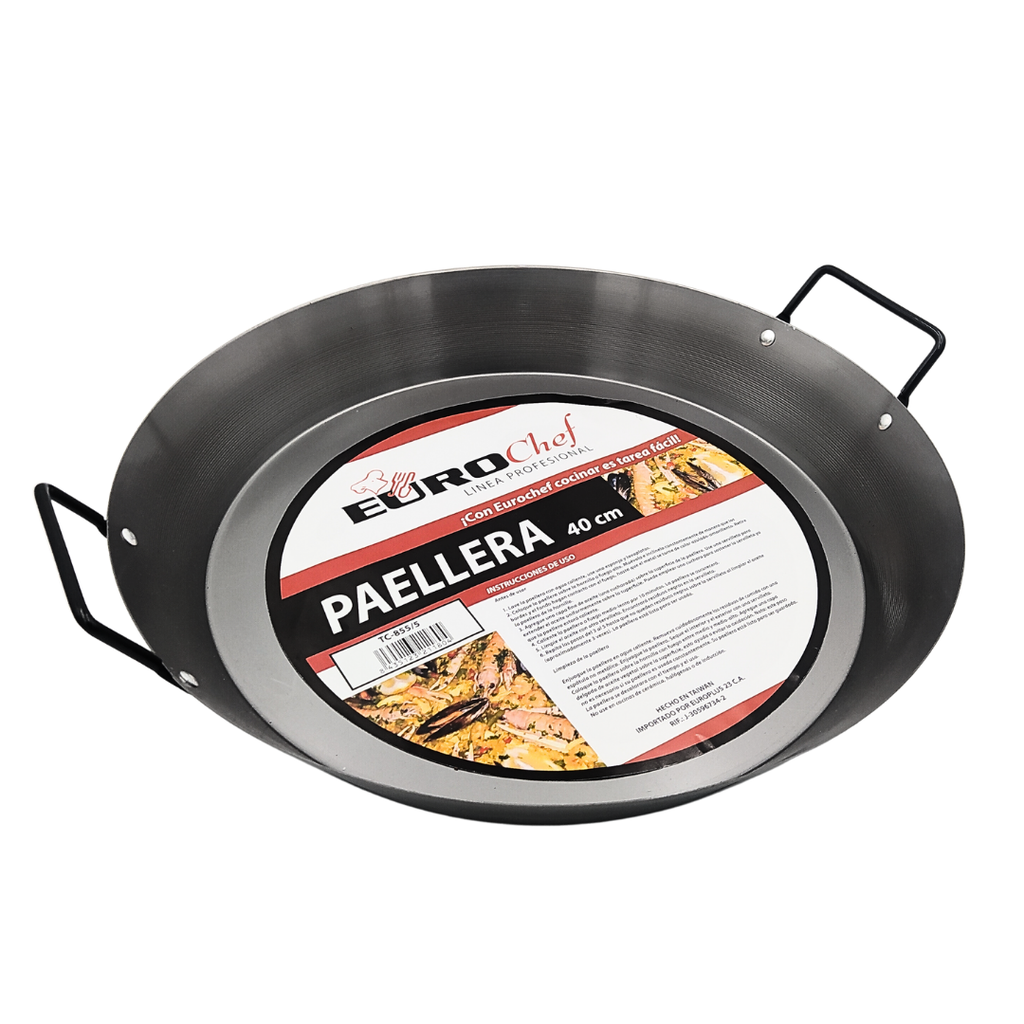 Paellera Aceinox De Acero Carbono 40Cm Eurochef