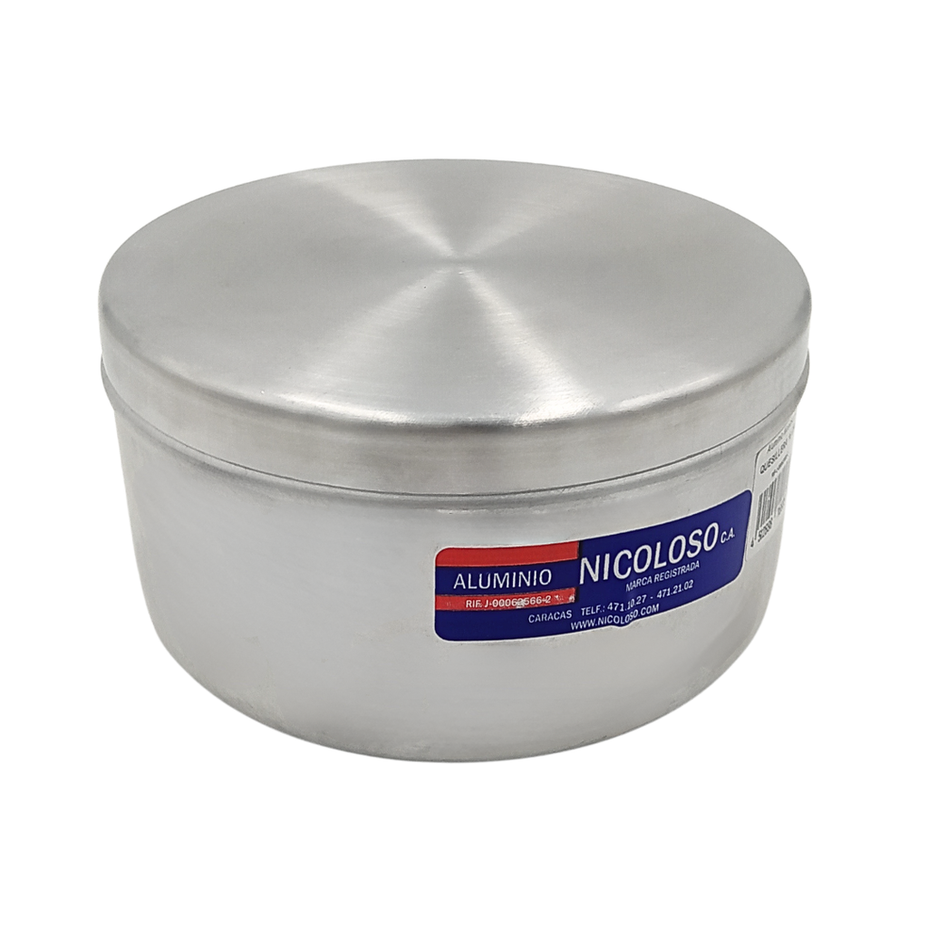 Quesillera De Aluminio 16 Cm Nicoloso