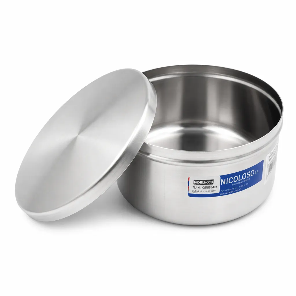 Quesillera De Aluminio 16 Cm Nicoloso