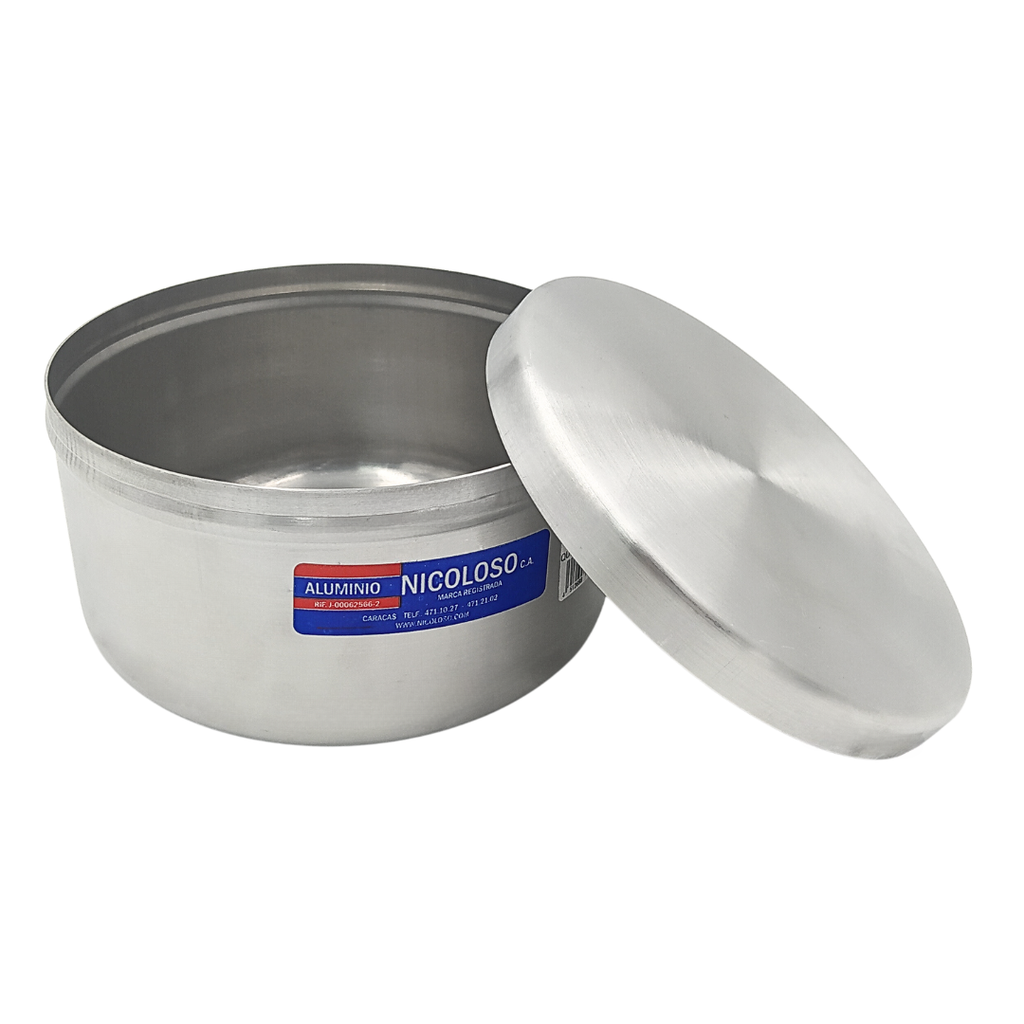 Quesillera De Aluminio 18 Cm Nicoloso