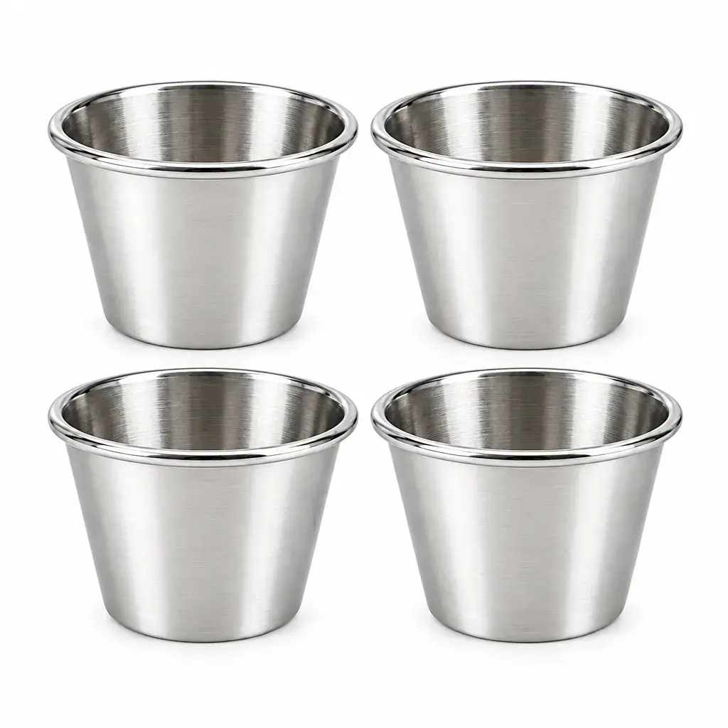 Set De Copas Para Salsas De Acero Inoxidable De 60Ml Norpro