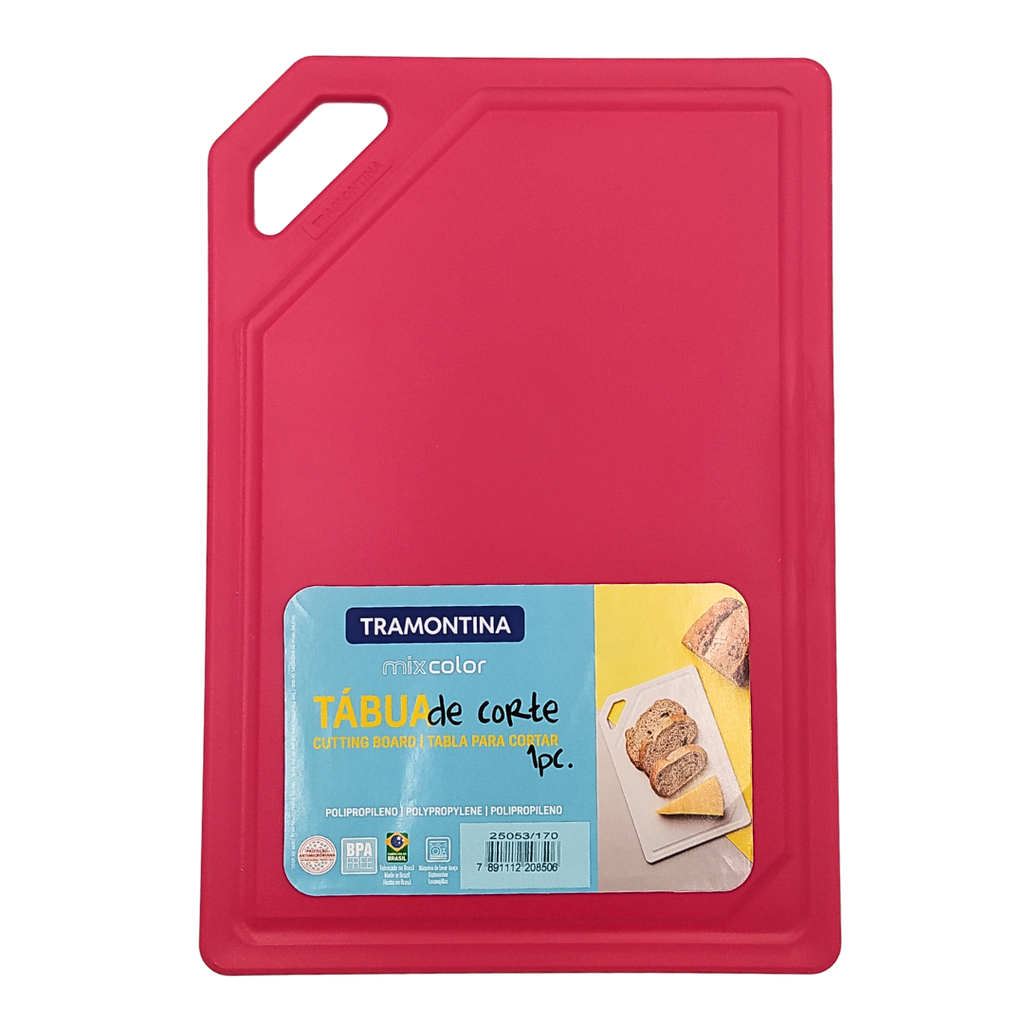 Tabla Roja Para Carne De Polipropileno 29X20Cm Tramontina