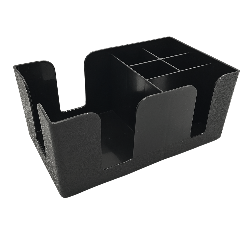 CADDY BAR DE PLASTICO NEGRO MARCA CONTIHOME