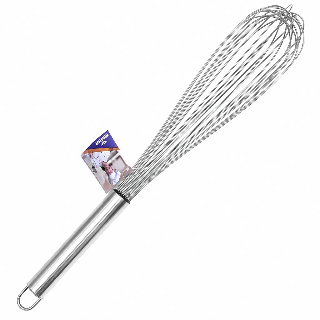 Batidor Mezcla Liviana De Acero Inoxidable 45,7 Cm Meital