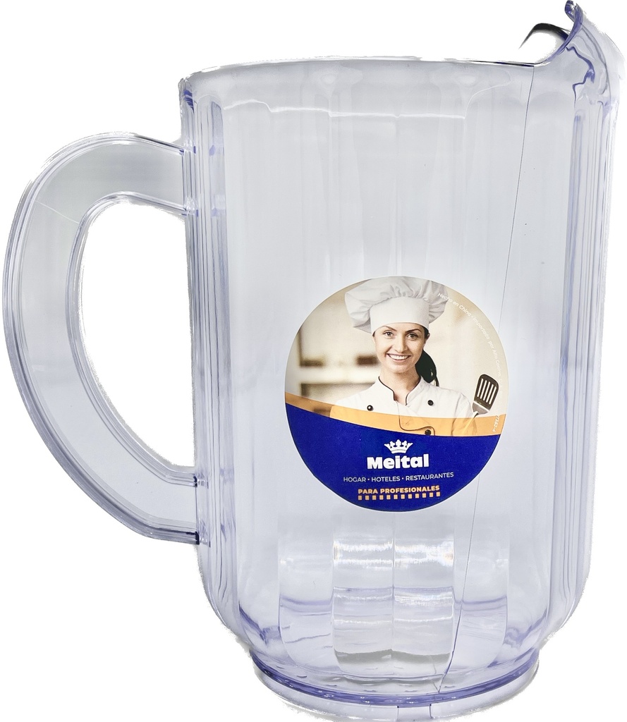 JARRA TRANSPARENTE DE 1 8LTS MEITAL