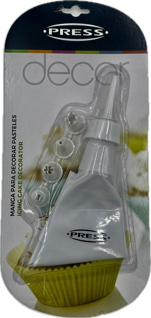MANGA PARA DECORAR CON BOQUILLAS PRESS