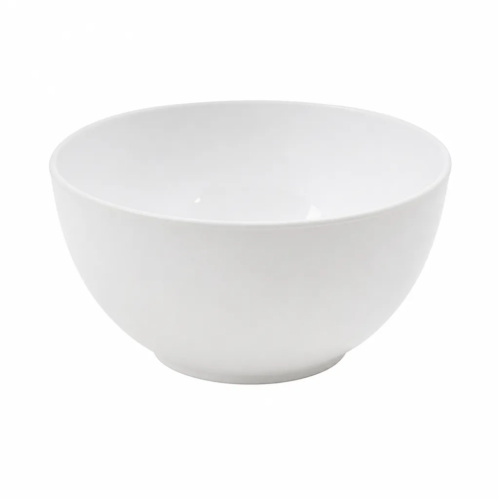 Bowl Mini Salad Blanco De Plástico 500 Ml Alfa Hogar