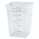 Contenedor Almacenamiento De Plástico 22 Qt Winco