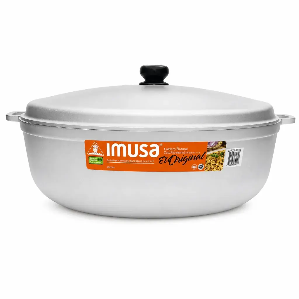 Caldero N° 22 De Aluminio Fundido 50 Cm 25 L Imusa