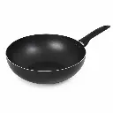 Wok Gray Antiadherente De Aluminio 28 Cm Alfa Hogar