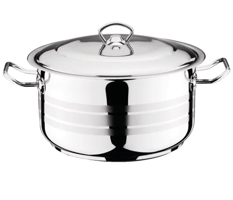 OLLA CON TAPA ACERO INOXIDABLE 50X30 ARIAN