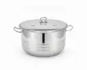 OLLA CON TAPA ACERO INOXIDABLE 25L 36X24CM ARIAN