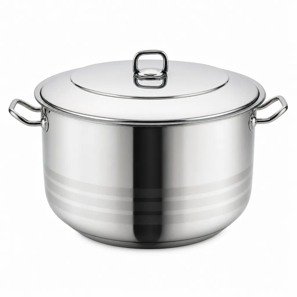 Olla Con Tapa Acero Inoxidable 40X26Cm 32,6L Hascevher