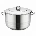 Olla Con Tapa Acero Inoxidable 45X30Cm 45L Hascevher