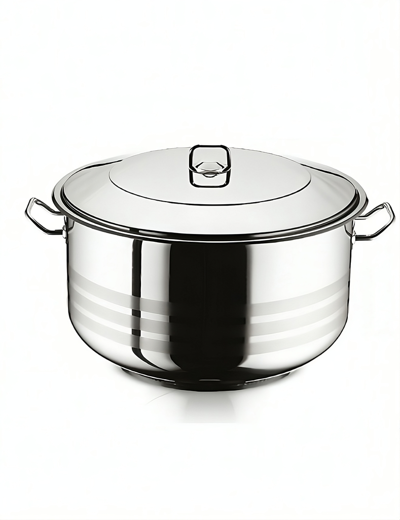 OLLA CON TAPA ACERO INOXIDABLE 50X30 HDA HASCEVHER