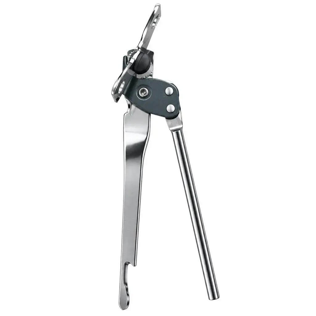 Abrelatas Manual De Acero Inoxidable Cromado De 18 Cm 