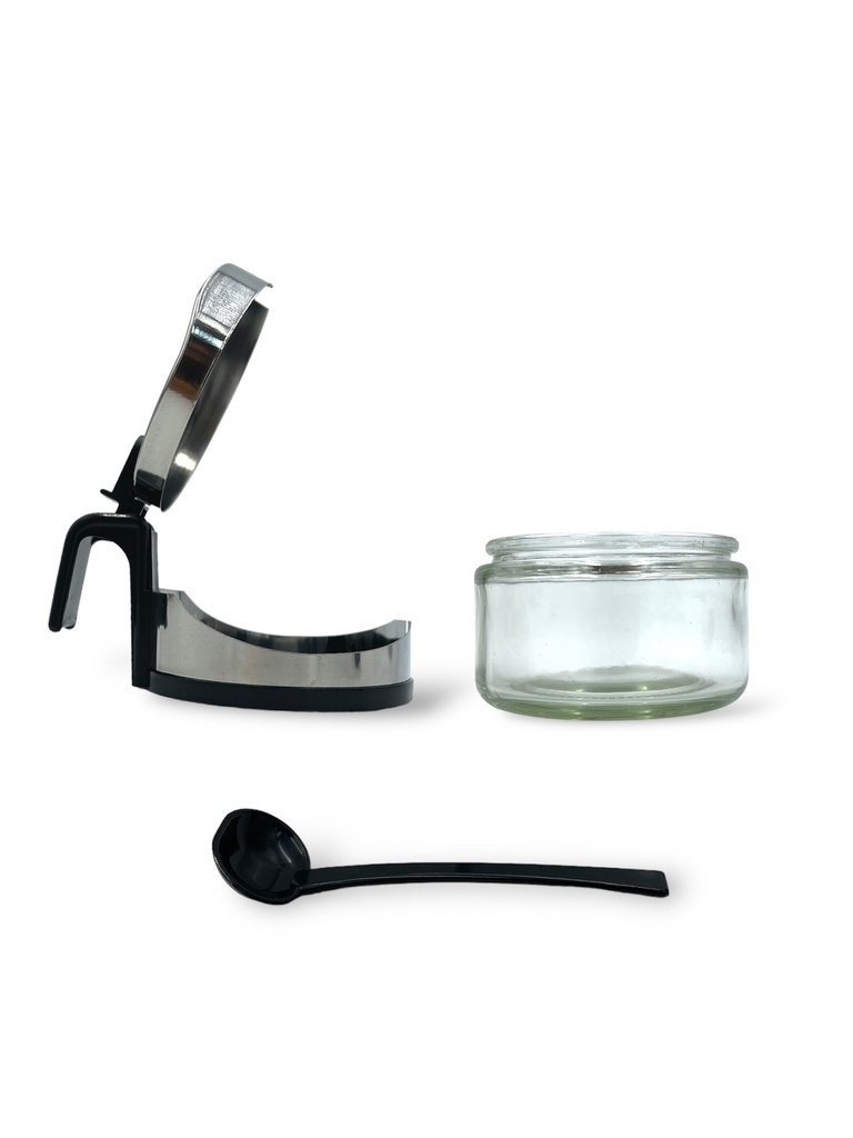 TAZON DE AZUCAR VIDRIO ACERO INOXIDABLE