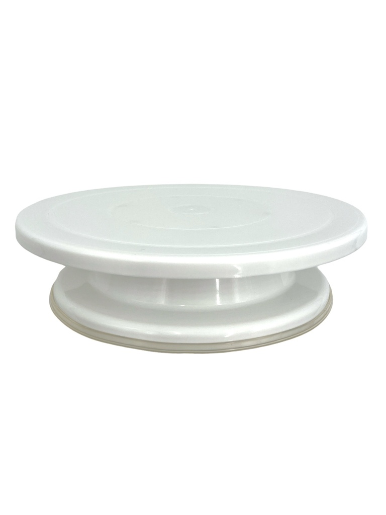 BASE GIRATORIA PARA TORTA DE PLATICO 28 CENTIMETROS