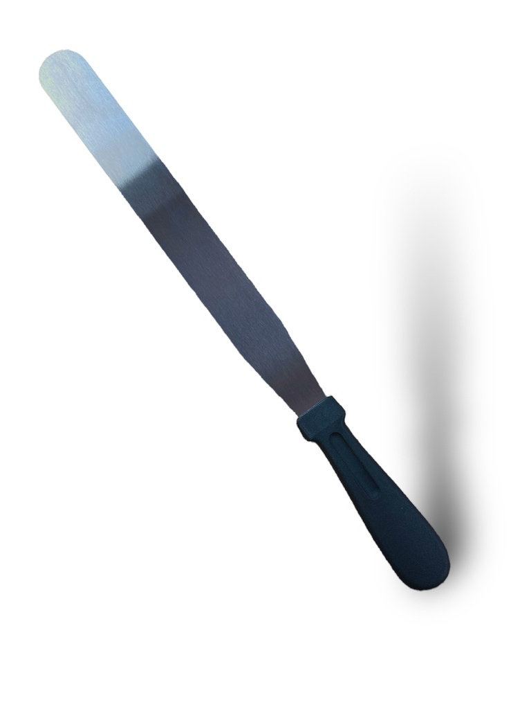 ESPATULA REPOSTERA ACERO INOXIDABLE DE 25X3 CENTIMETROS