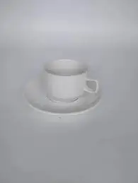TAZA PARA CAFE CON PLATO DE 90 CENTIMETROS CUBICOS DI VITTO